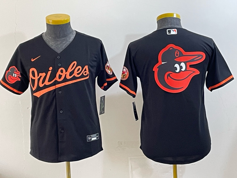 Youth 2025 Baltimore Orioles Blank black Nike MLB Jersey 008